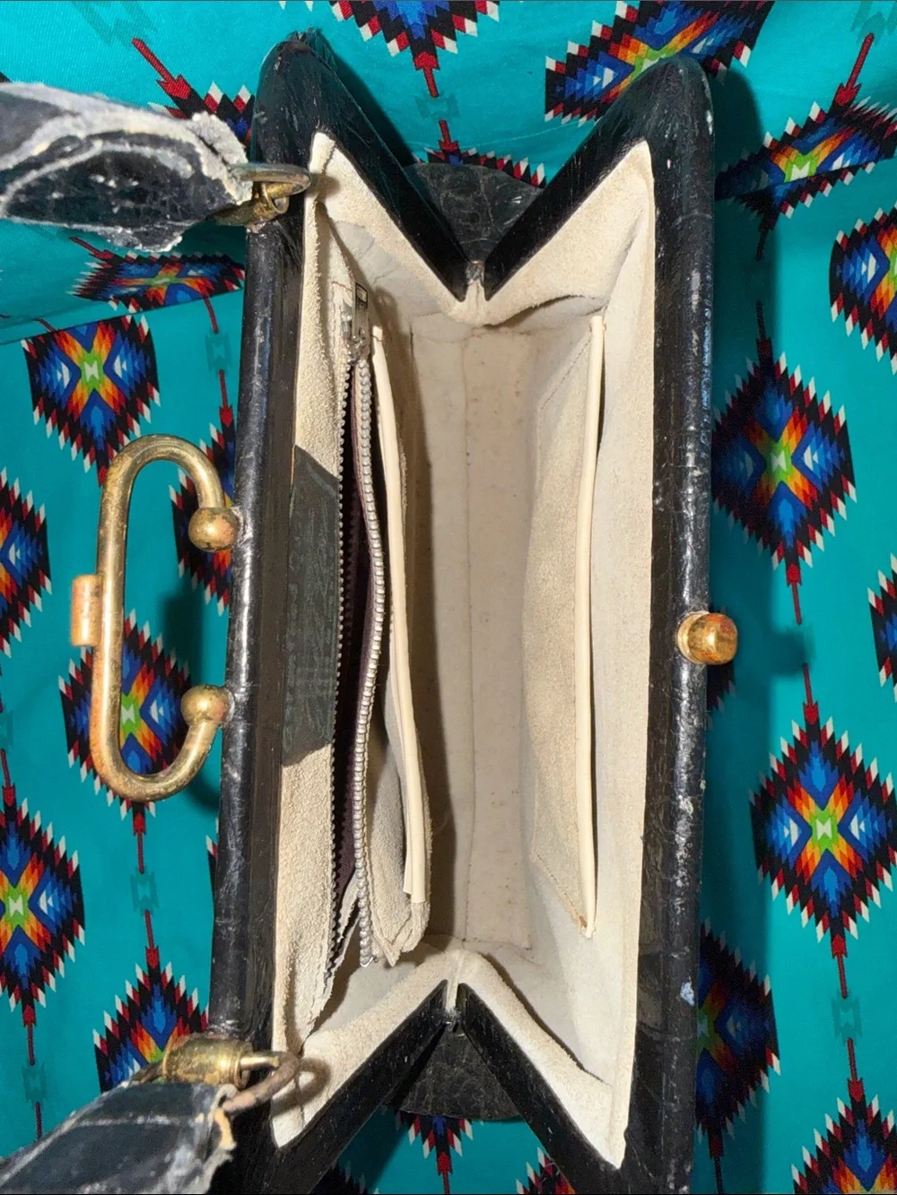 VINTAGE GATOR 🐊 HANDBAG MADE IN MEXICO